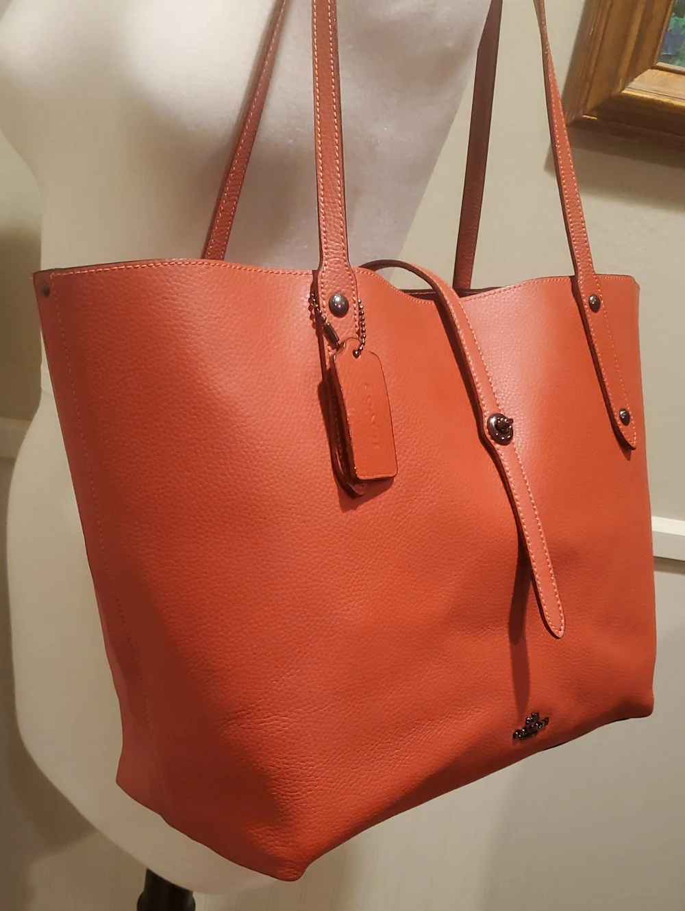 Like NEW Coach Market Tote Glitter Edge